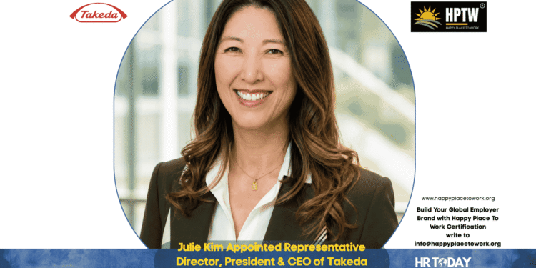Julie Kim Appointed Representative Director, President & CEO of Takeda