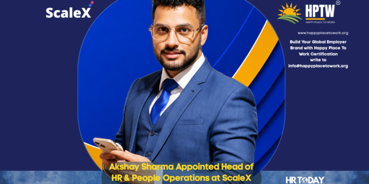 Akshay Sharma Appointed Head of HR & People Operations at ScaleX