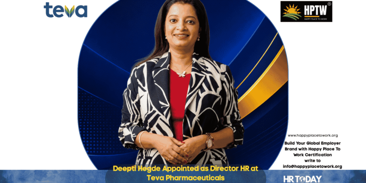 Deepti Hegde Appointed as Director HR at Teva Pharmaceuticals