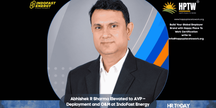 Abhishek R Sharma Elevated to AVP – Deployment and O&M at IndoFast Energy