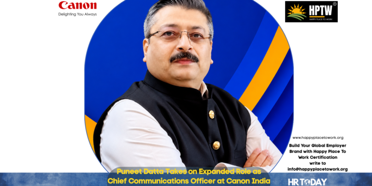 Puneet Datta Takes on Expanded Role as Chief Communications Officer at Canon India