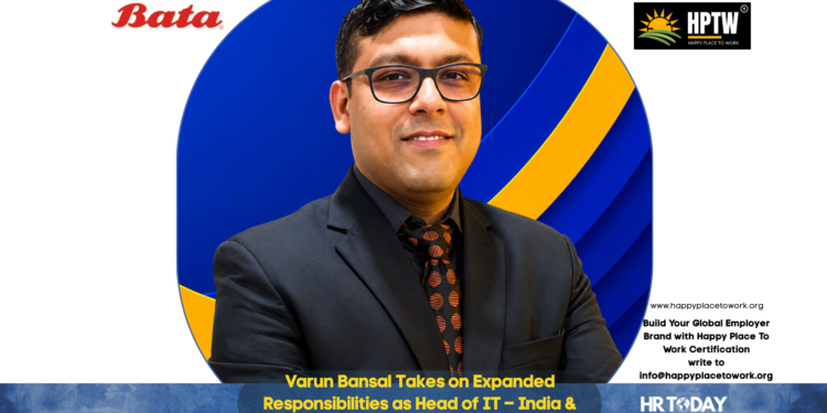 Varun Bansal Takes on Expanded Responsibilities as Head of IT – India & APAC at Bata India Limited