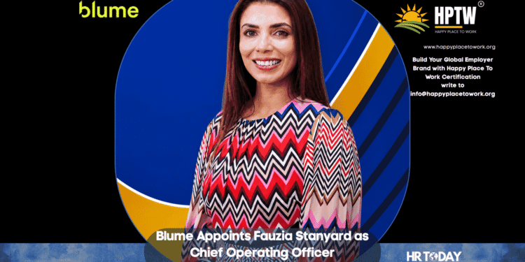 Blume Appoints Fauzia Stanyard as Chief Operating Officer