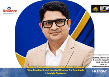 Reliance Retail Appoints Abhishek Gupta as Senior Vice President and Head of Finance for Fashion & Lifestyle Business