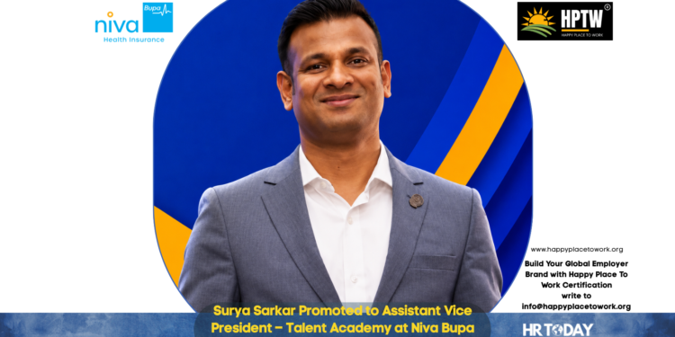 Surya Sarkar Promoted to Assistant Vice President – Talent Academy at Niva Bupa Health Insurance