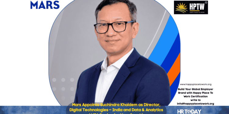 Mars Appoints Suchindra Khaidem as Director, Digital Technologies – India and Data & Analytics – AMEA Region for Mars Snacking