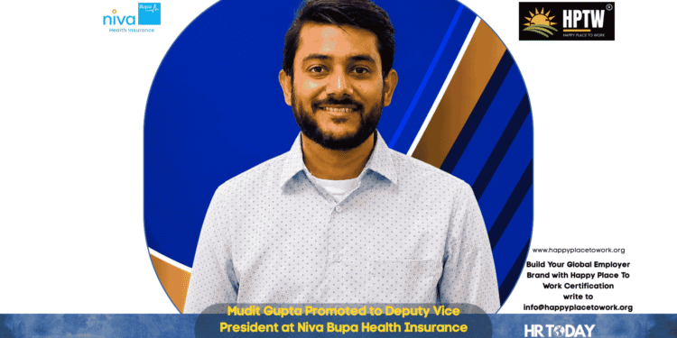 Mudit Gupta Promoted to Deputy Vice President at Niva Bupa Health Insurance