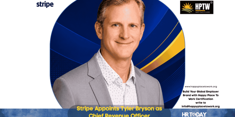 Stripe Appoints Tyler Bryson as Chief Revenue Officer