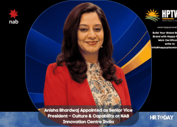 Anisha Bhardwaj Appointed as Senior Vice President – Culture & Capability at NAB Innovation Centre India