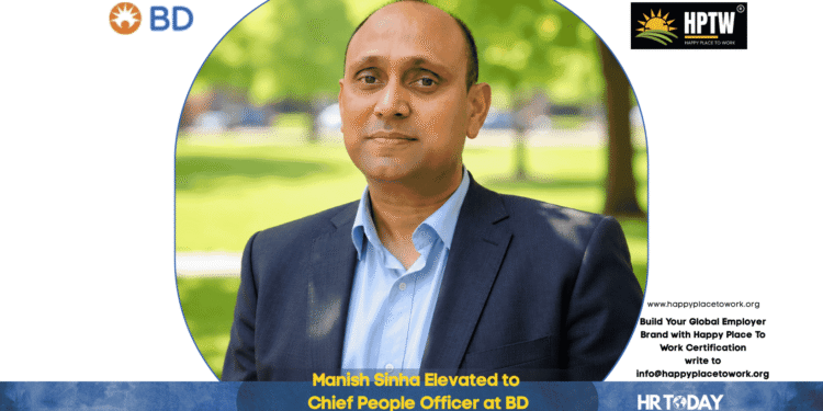 Manish Sinha Elevated to Chief People Officer at BD