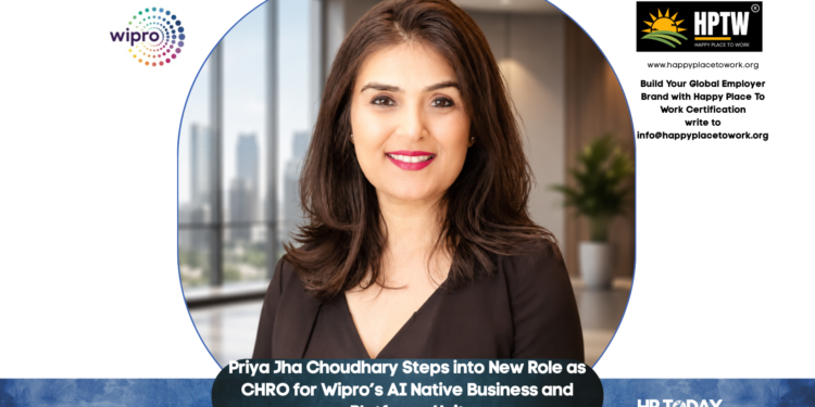 Priya Jha Choudhary Steps into New Role as CHRO for Wipro’s AI Native Business and Platforms Unit