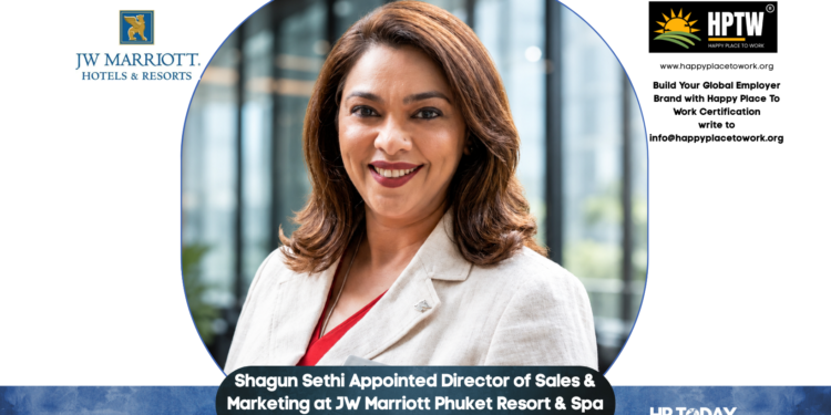 Shagun Sethi Appointed Director of Sales & Marketing at JW Marriott Phuket Resort & Spa