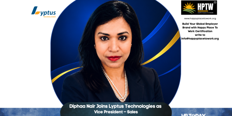 Diphaa Nair Joins Lyptus Technologies as Vice President – Sales