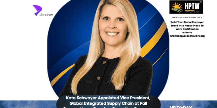 Kate Schwoyer Appointed Vice President, Global Integrated Supply Chain at Pall Corporation, a Danaher Operating Company