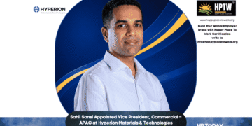 Sahil Sansi Appointed Vice President, Commercial – APAC at Hyperion Materials & Technologies