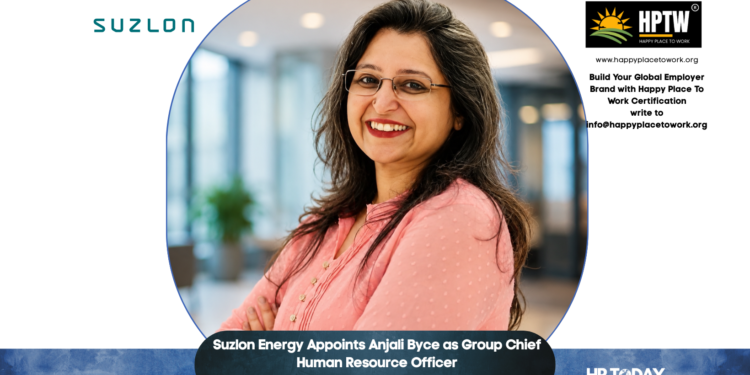 Suzlon Energy Appoints Anjali Byce as Group Chief Human Resource Officer