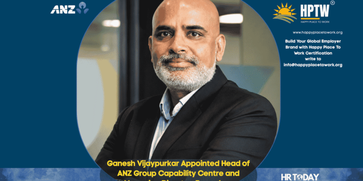 Ganesh Vijaypurkar Appointed Head of ANZ Group Capability Centre and Managing Director, Bengaluru