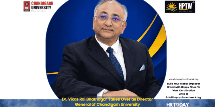 Dr. Vikas Rai Bhatnagar Takes Over as Director General of Chandigarh University