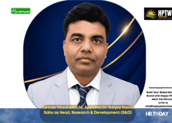 Harman Finochem Ltd. Appoints Dr. Sanjay Kumar Sahu as Head, Research & Development (R&D)