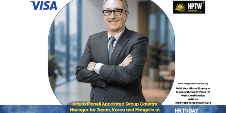 Arturo Planell Appointed Group Country Manager for Japan, Korea and Mongolia at Visa