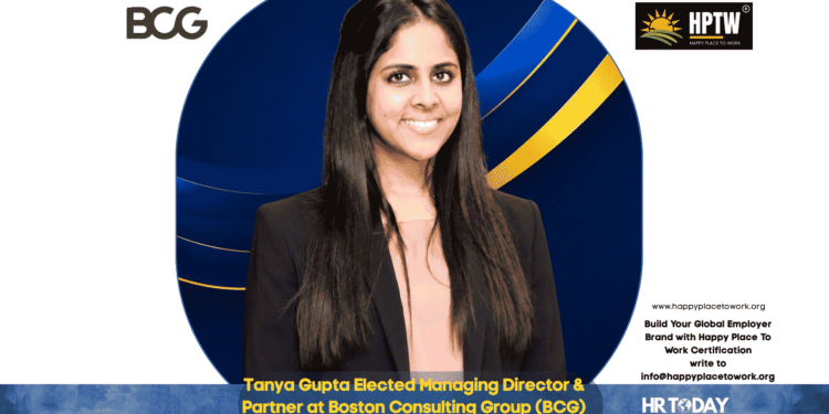 Tanya Gupta Elected Managing Director & Partner at Boston Consulting Group (BCG)