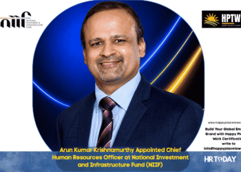 Arun Kumar Krishnamurthy Appointed Chief Human Resources Officer at National Investment and Infrastructure Fund (NIIF)