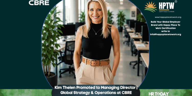 Kim Thelen Promoted to Managing Director | Global Strategy & Operations at CBRE Global Workplace Solutions