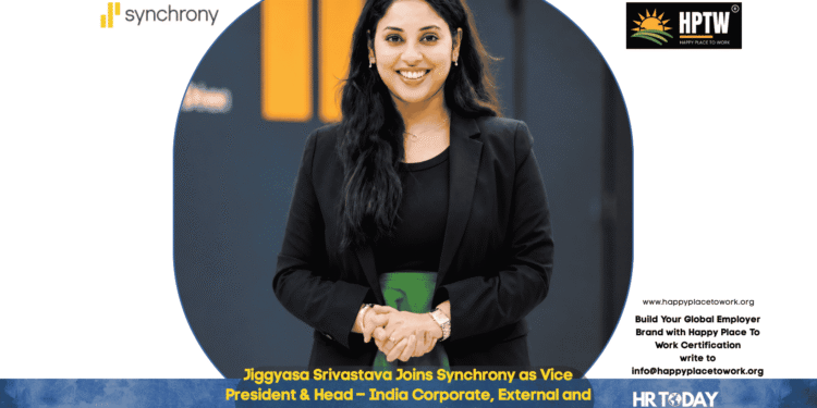 Jiggyasa Srivastava Joins Synchrony as Vice President & Head – India Corporate, External and Internal Communications