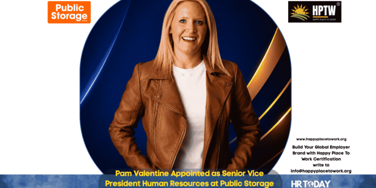 Pam Valentine Appointed as Senior Vice President Human Resources at Public Storage