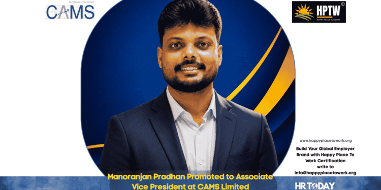 Manoranjan Pradhan Promoted to Associate Vice President at CAMS Limited