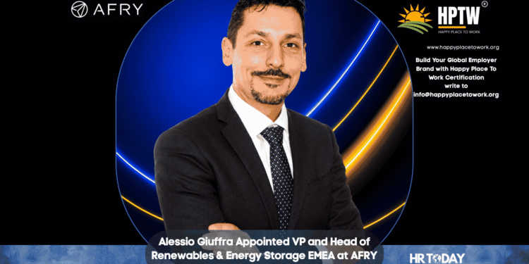 Alessio Giuffra Appointed VP and Head of Renewables & Energy Storage EMEA at AFRY
