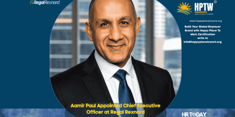 Aamir Paul Appointed Chief Executive Officer at Regal Rexnord