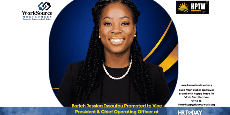 Barleh Jessica Issoufou Promoted to Vice President & Chief Operating Officer at WorkSource Montgomery
