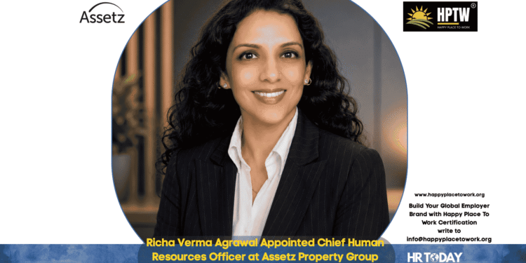 Richa Verma Agrawal Appointed Chief Human Resources Officer at Assetz Property Group