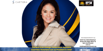 Cartera Interchange Corporation Appoints Czarrhina Victoriano-Lim as President & Chief Executive Officer