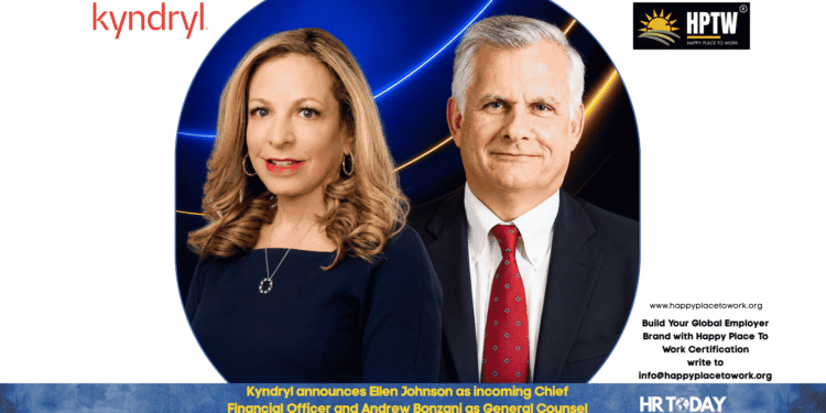 Kyndryl announces Ellen Johnson as incoming Chief Financial Officer and Andrew Bonzani as General Counsel and Secretary