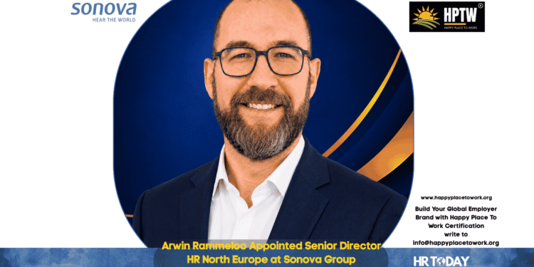 Arwin Rammeloo Appointed Senior Director HR North Europe at Sonova Group