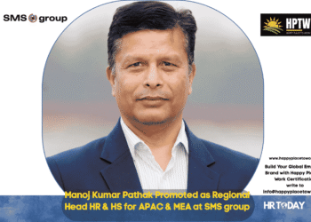 Manoj Kumar Pathak Promoted as Regional Head HR & HS for APAC & MEA at SMS group