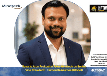 Rozario Arun Prakash A Joins Mindteck as Senior Vice President – Human Resources (Global)