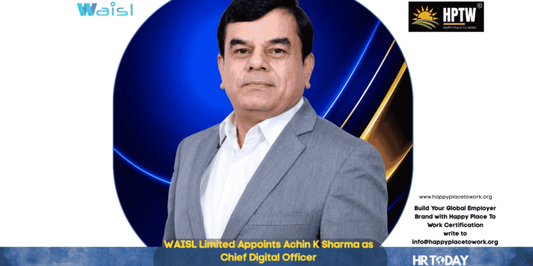 WAISL Limited Appoints Achin K Sharma as Chief Digital Officer