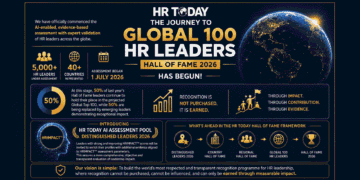 HR TODAY Launches the Hall of Fame Framework and Commences the Global 100 HR Leaders – Hall of Fame 2026 Assessment