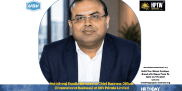 Mahidhwaj Sisodia Elevated to Chief Business Officer (International Business) at USV Private Limited