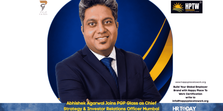 Abhishek Agarwal Joins PGP Glass as Chief Strategy & Investor Relations Officer Mumbai