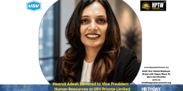 Meenal Adesh Elevated to Vice President – Human Resources at USV Private Limited