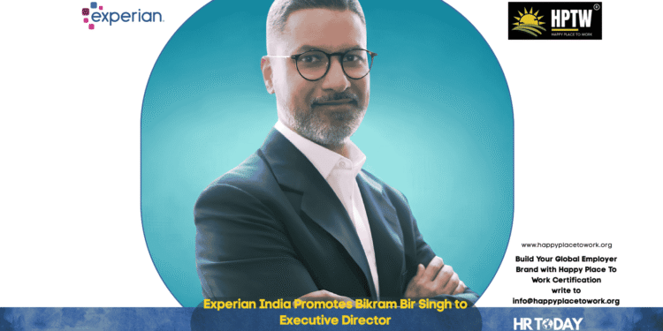 Experian India Promotes Bikram Bir Singh to Executive Director