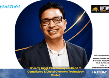 Dheeraj Jaggi Joins Barclays as Head of Compliance & Digital Channels Technology (India)