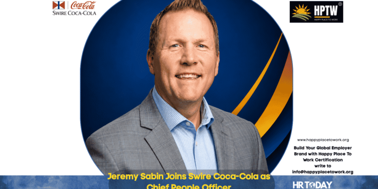 Jeremy Sabin Joins Swire Coca-Cola as Chief People Officer