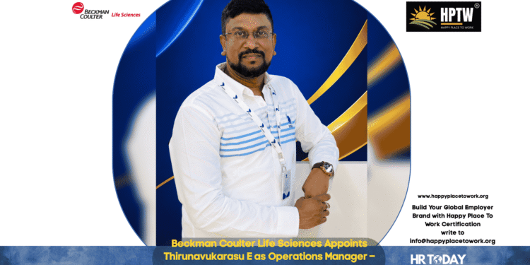 Beckman Coulter Life Sciences Appoints Thirunavukarasu E as Operations Manager – South West Asia