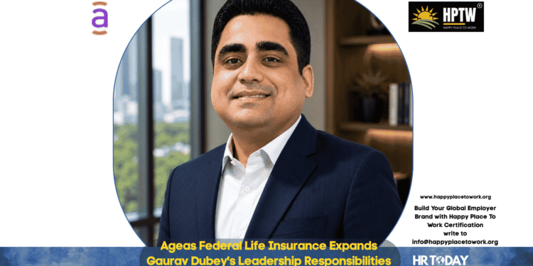 Ageas Federal Life Insurance Expands Gaurav Dubey's Leadership Responsibilities