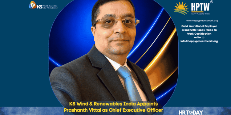 KS Wind & Renewables India Appoints Prashanth Vittal as Chief Executive Officer